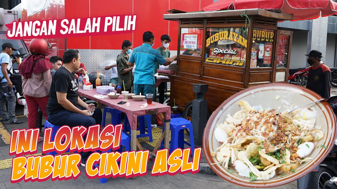 Nikmatnya Bubur Ayam Cikini yang membuat ketagihan
